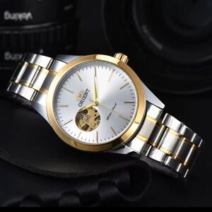 New Men’s Orient Two-Tone Gold & Silver Automatic Watch